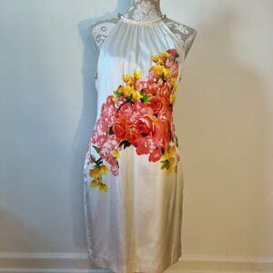 Cache Silk Halter Dress
